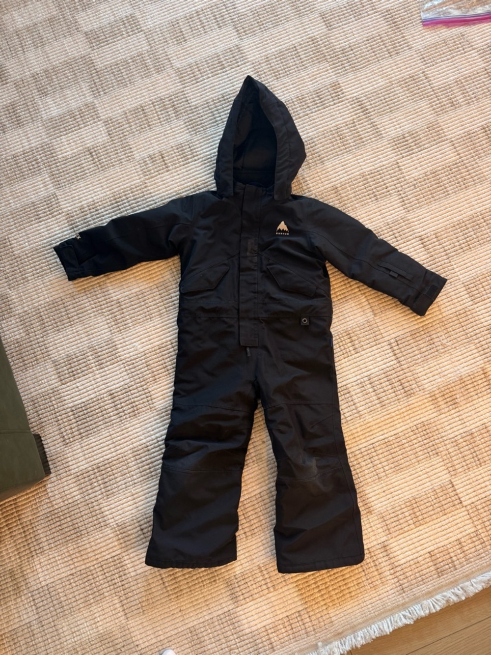 Burton Black Kids Insulated Snow Jumpsuit with Hood